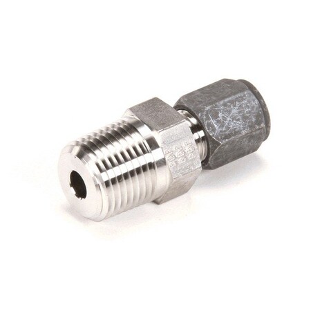 Frymaster Fitting, Cc 1/2Nptx3/8 T Ube S/S 8130852